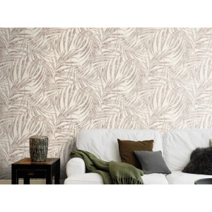 Eijffinger|Timeless stucco wallpaper with sand waves in green|Wallpaper 2