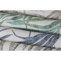Rasch|Papier peint palmiers bleu denim mat et gris brillant|Papier Peint