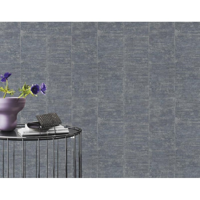Rasch|Wallpaper wide vertical stripes industrial style|Wallpaper