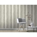 Rasch|Papier peint rayures gris brun et blanc craie effet mur|Papier Peint