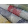 Rasch|Tapete modern geometrisch blau und taupegrau|Tapeten