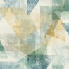 Rasch|Tapete abstrakt geometrisch grüne Dreiecke|Tapeten
