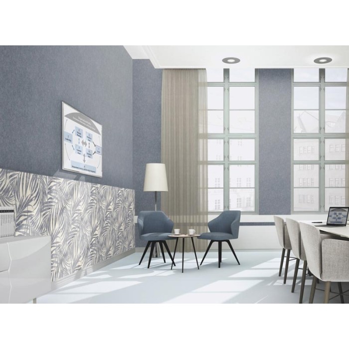 Papeldecor|Tapete Putzoptik Denimblau|Tapeten