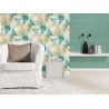 Papeldecor|Papier peint vert effet plâtre|Papier Peint