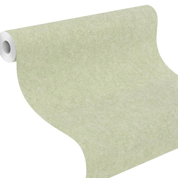 Papeldecor|Light green plaster effect wallpaper|Wallpaper