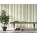 Papeldecor|Tapete Putzeffekt grün-weiße Streifen|Tapeten