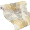 Papeldecor|Papel pintado abstracto con triángulos amarrillos y grises|Papel Pintado