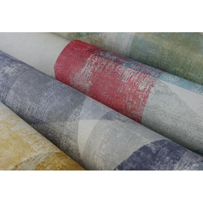 Papeldecor|Moderne Tapete abstraktes geometrisches Design blau und taupe|Tapeten