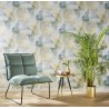 Papeldecor|Abstrakte Tapete geometrisch mit grünen Dreiecken|Tapeten