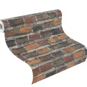 Rasch|Papier Peint brique tons marron couleurs|Factory IV