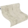Rasch|Tapete Steinfliesen mit metallischen welligen Details|Factory IV
