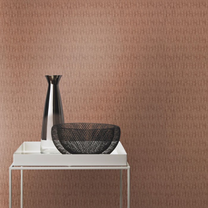 Rasch|Wallpaper industrial copper brown 3D effect|Factory IV