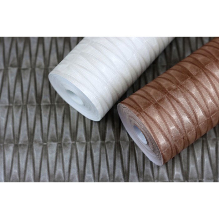 Rasch|Papier peint industriel marron cuivré effet 3D|Factory IV