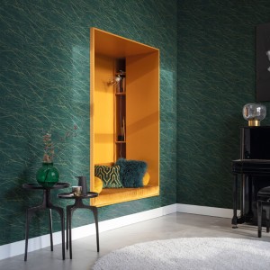 Marburg|Green geometric trellis pattern wallpaper|Wallpaper 2