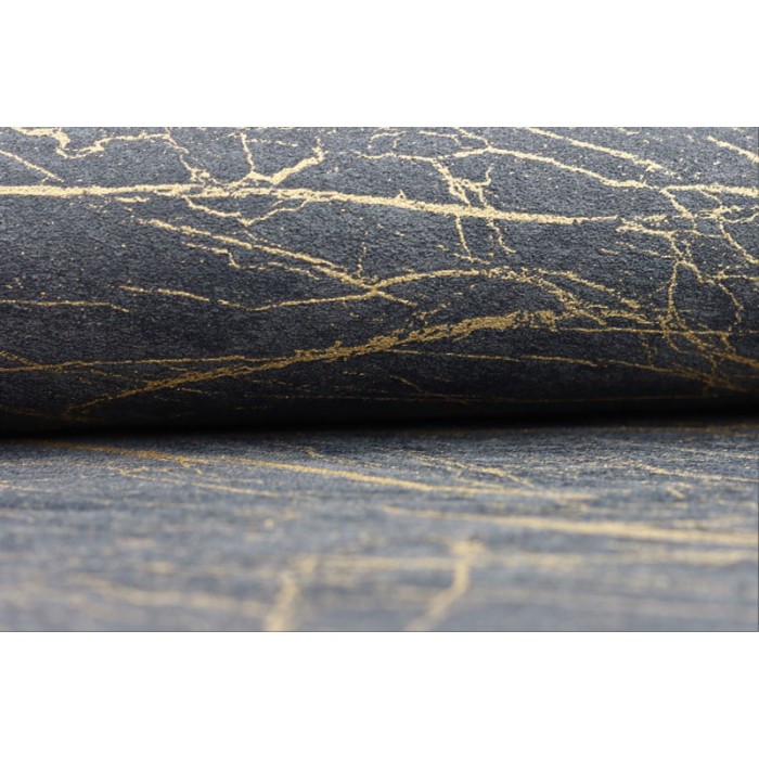 Rasch|Wallpaper black marble with golden veins industrial|Factory IV