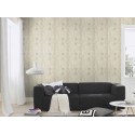 Papeldecor|Papier peint carreaux de pierre avec détails métalliques et texture ondulée|Imitation Pierre