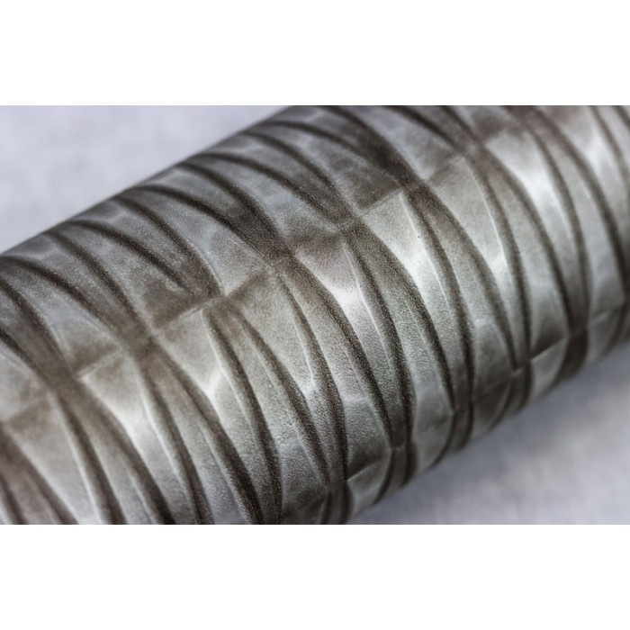 Papeldecor|Industrial wallpaper 3D effect metallic steel or titanium gray|Wallpaper