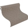 Papeldecor|Industrietapete 3D-Effekt metallisch stahl- oder titangrau|Tapeten