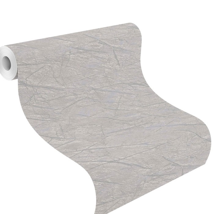 Papeldecor|Tapete in rohem Marmor mit grauen Adern|Marmorimitat