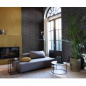 Papeldecor|Light gold textured wallpaper with wall-like effect|Wallpaper