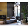 Papeldecor|Light gold textured wallpaper with wall-like effect|Wallpaper