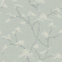 Borastapeter|Wallpaper oriental aqua green Japanese trees|Wallpaper