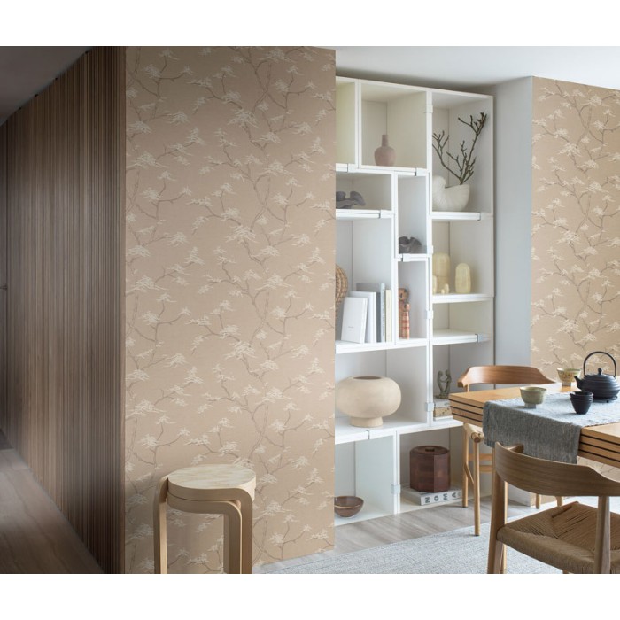 Borastapeter|Tapete modern beige ocker japanisch|Tapeten