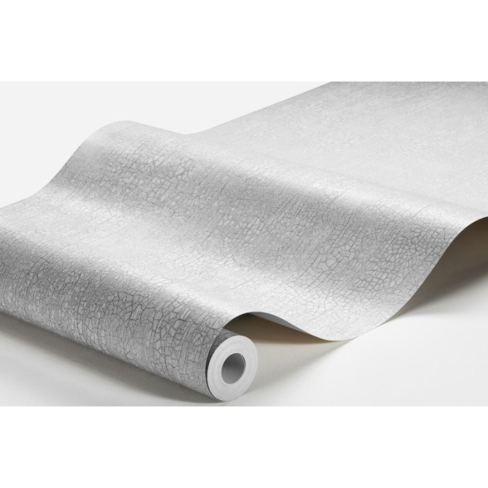 Borastapeter|Papier peint céramique raku effet fissuré gris clair|Papier Peint