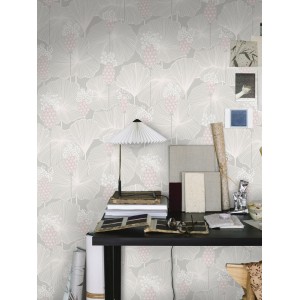 Casamance|Papier peint floral jaune et vert|Papier Peint 2