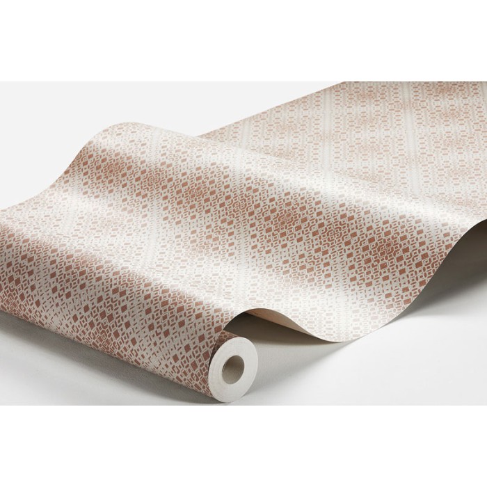 Borastapeter|Wallpaper terracotta red modern lattice|Wallpaper