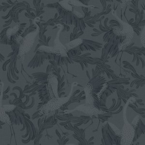 Papeldecor|Papier peint effet craquelé gris avec argent|Papier Peint