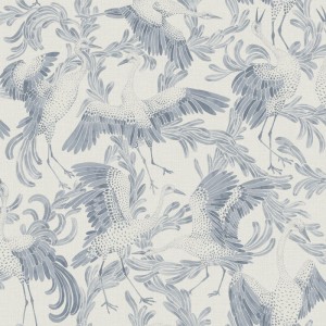Eijffinger|Ethnic wallpaper with grey striped fabric|Wallpaper