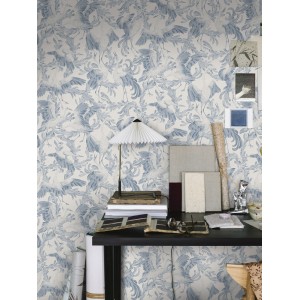 Eijffinger|Ethnic wallpaper with grey striped fabric|Wallpaper 2