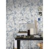 Borastapeter|Wallpaper classic white blue dancing cranes|Wallpaper