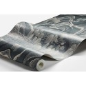 Borastapeter|Tapete beige blaue japanische Landschaft|Tapeten