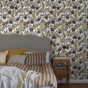 Khroma|Papier peint floral moderne style arabesque gris|Papier Peint 2