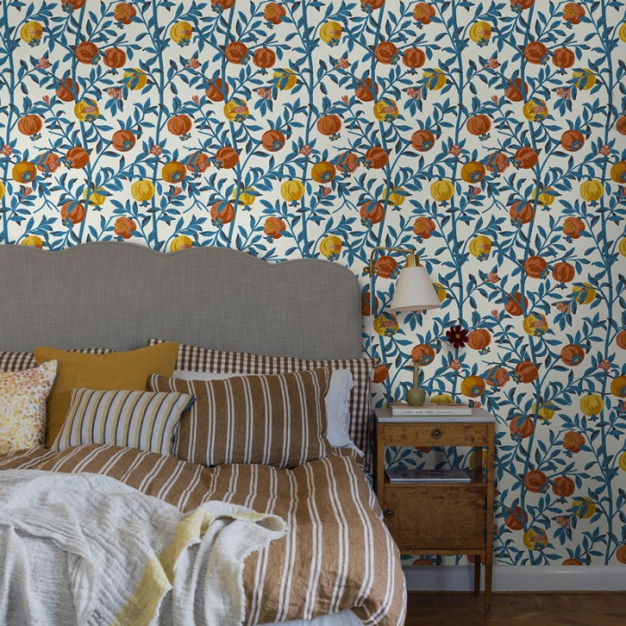 Borastapeter|Tapete bunte Granatapfel Früchte|Tapeten