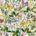 Borastapeter|Wallpaper Scandinavian floral wild roses lilies|Wallpaper