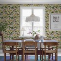 Borastapeter|Wallpaper Scandinavian floral wild roses lilies|Wallpaper