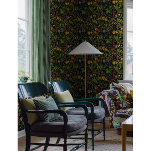 Khroma|Tapete mit Textil-Effekt in Kupfer-Braun|Tapeten 2