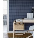 Borastapeter|Papier peint carreaux scandinaves bleu gris|Papier Peint