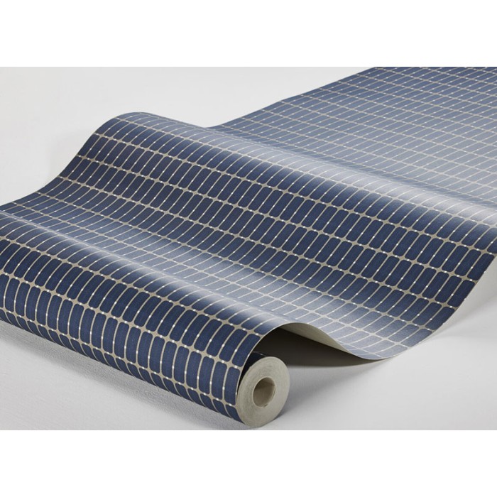 Borastapeter|Tapete blau grau skandinavische Karos|Tapeten