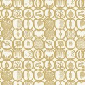 Borastapeter|Wallpaper retro mustard yellow shapes|Wallpaper