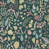 Borastapeter|Papier peint floral scandinave vert|Papier Peint