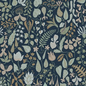 Casamance|Wallpaper exclusive palm leaves gold and black elegant design|Wallpaper