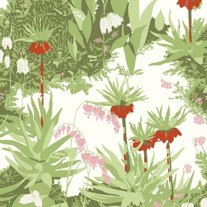 Casamance|Papier peint lin marbré brun naturel|Papier Peint