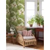 Borastapeter|Papier peint floral splendeur vert blanc|Papier Peint