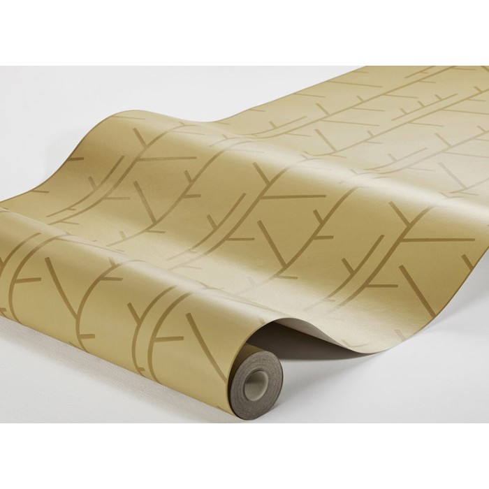 Borastapeter|Wallpaper minimalist mustard yellow garden|Wallpaper