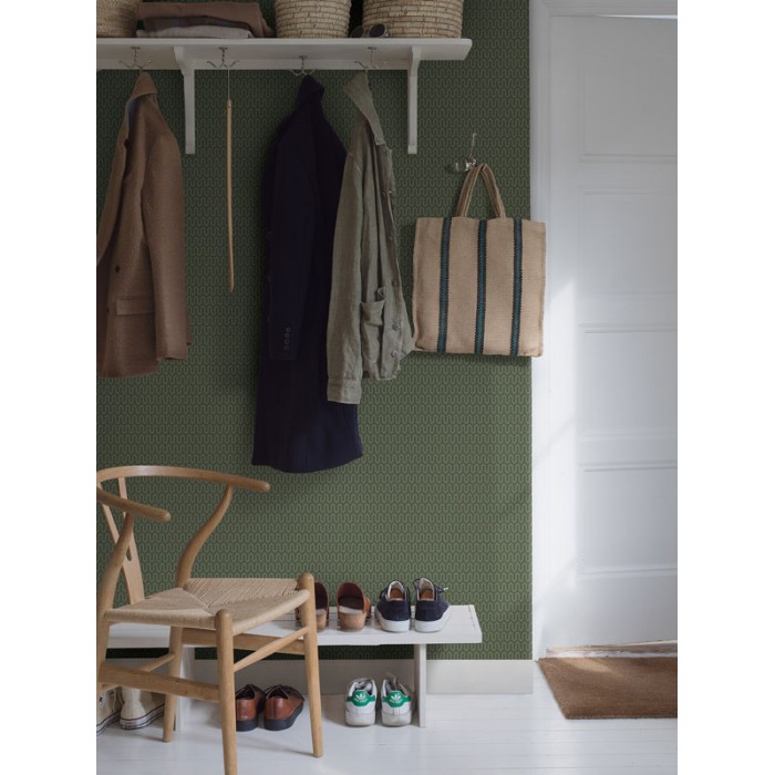 Borastapeter|Tapete grün grafisch minimalistisch|Tapeten