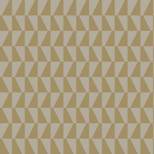 Casamance|Geometrische Tapete Fächer grau-gold|Tapeten